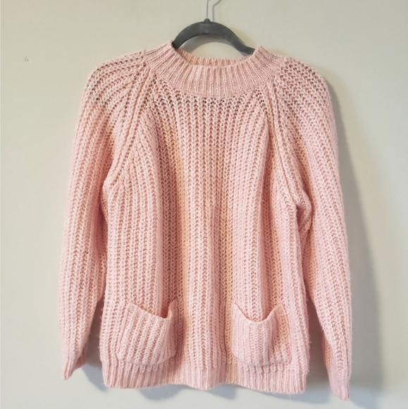 Vintage Sweaters - Vintage Knit Pink Sweater